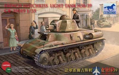 CB35019 Bronco Models 1/35 Танк French H38/39 Light tank