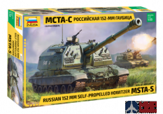 3630 Звезда 1/35 Российская 152-мм гаубица МСТА-С