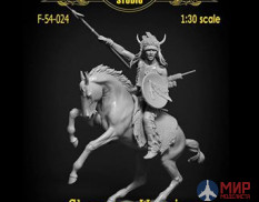 F-54-024 Altores Studio 54mm Фигура Конный Шайенн