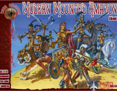 ALL72026 Dark Alliance 1/72 Modern Mounted Amazons