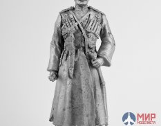 094  Ратник 54 мм Казак с плеткой, 1914   олово