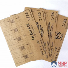 DMS-06035 Denissmodels 1/35 Набор коробок WWII U.S. Army Cardboard boxes