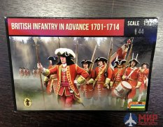 72230ST Strelets British Infantry in Advance 1701-1714 1/72