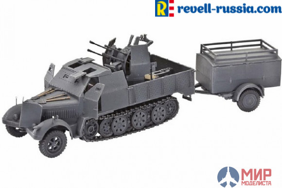 03195 Revell ЗСУ Sd.Kfz. 7/1 1/72