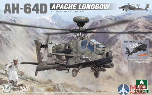 2601 Takom 1/35 AH-64D APACHE LONGBOW ATTACK HELICOPTER