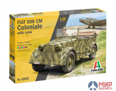 6550 Italeri 1/35 Fiat 508 CM Coloniale with crew