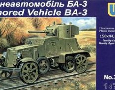 UM1-364 UM 1/72 Бронеавтомобиль БА-3 на рельсах