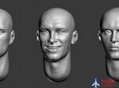 ARM356036 Armor35 Головы без волос №8 1/35