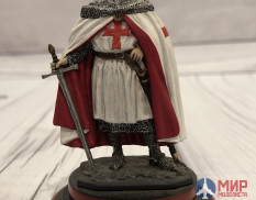 010 Окрашенная фигура Жак де Моле, магистр ордена тамплиеров, 1244-1314 гг. 54мм
