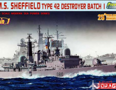7071 Dragon Эсминец HMS Sheffield Type 42