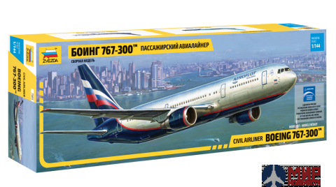 7005 Звезда 1/144 Пассажирский авиалайнер "Боинг 767-300"