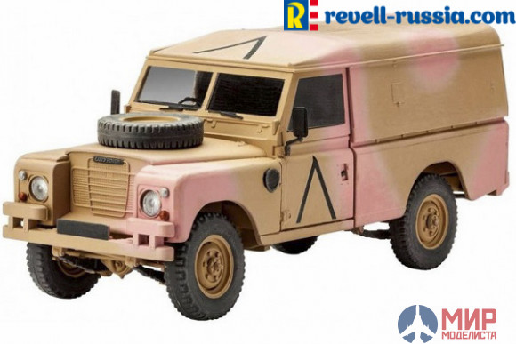 03246 Revell Автомобиль  British 4x4 Off-Road Vehicle Series III (109"/LWB) 1/35