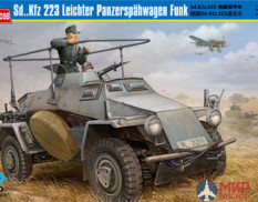 82443 Hobby Boss 1/35 Немецкий БТР Sd. Kfz 223 Leichter Panzerpahwagen Funk