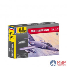 80361  Heller самолёт  AMD ETENDARD IV M 1/72