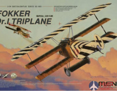 QS-003 Meng Model 1/24 Fokker Dr.I Triplane