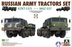 5003 Takom 1/72 Russian Army Tractors KZKT-537L & MAZ-537