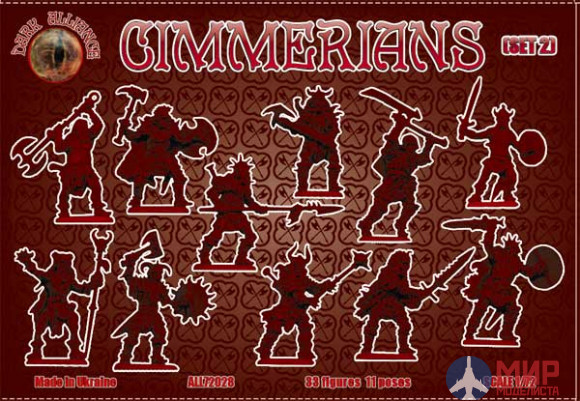 ALL72028 Dark Alliance 1/72 Cimmerians set 2