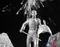 209  Ратник 54 мм  Испанский офицер, 1812   олово