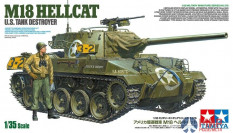 35376 Tamiya 1/35 Американская противотанковая САУ M18 Hellcat с одной фигурой.