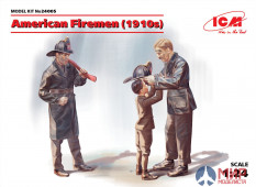 24005 ICM 1/24 Фигуры, Американские пожарные (1910-е г.г.)
