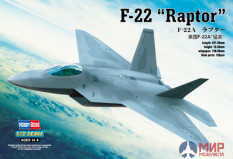 80210 Hobby Boss самолёт  F-22 "Raptor"  (1:72)