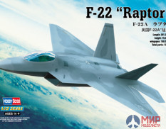 80210 Hobby Boss самолёт  F-22 "Raptor"  (1:72)