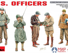 35161 MiniArt фигуры  U.S. OFFICERS  (1:35)