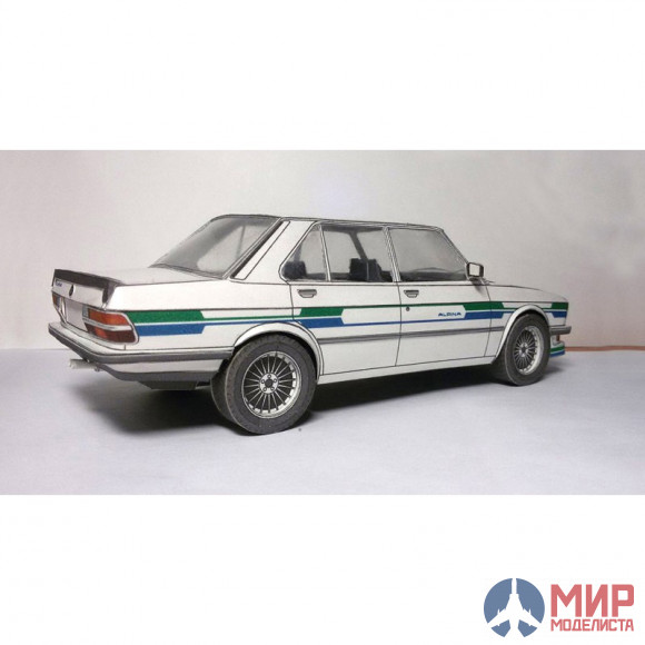 253 Бумажное моделирование Автомобиль BMW E28 1/25