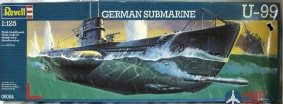 05054 Revell 1/125 Подводная лодка German Submarine U-99