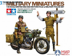 35316 Tamiya 1/35 Английские полицейские (2 фигуры) с мотоциклом BSA M20