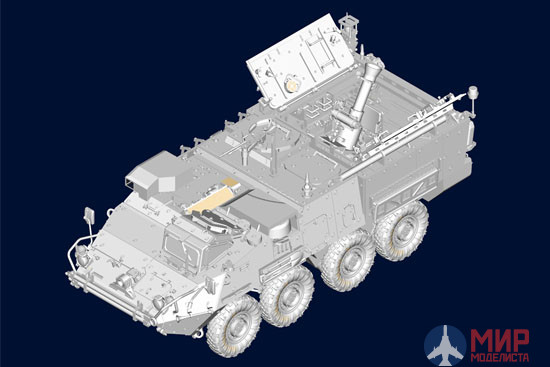 01512 Trumpeter 1/35 БТР  Страйкер M1129 с 120-мм миномётом