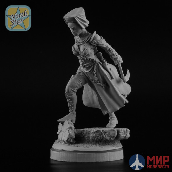 NS-F54/32031 North Star Models 54 mm Фигура Battle Nun figure with resin base