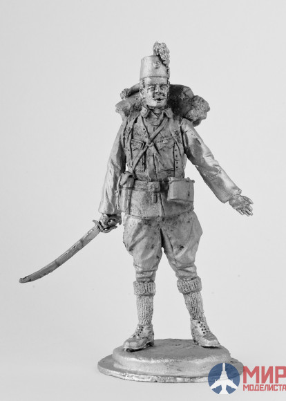 108  Ратник 54 мм Австрийский офицер, 1914  олово