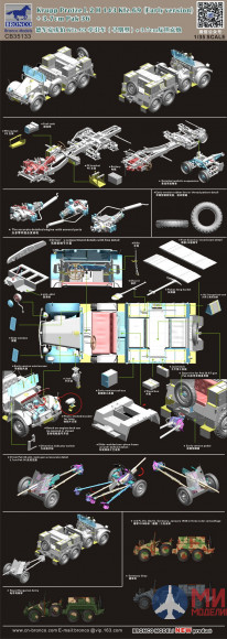 CB35133 Bronco Models 1/35  Krupp Protze L2 H 143 Kfz.69 (early version) with 3.7cm Pak 36