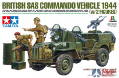 25423 Tamiya 1/35 Английский SAS Commando Vehicle 1944 с двумя фигурами
