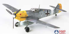 60755 Tamiya 1/72 Самолет Messerschmitt Bf-109E-4/7 Trop