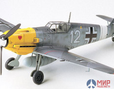 60755 Tamiya 1/72 Самолет Messerschmitt Bf-109E-4/7 Trop