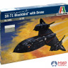 0145 Italeri самолёт SR-71 Blackbird (1:72)