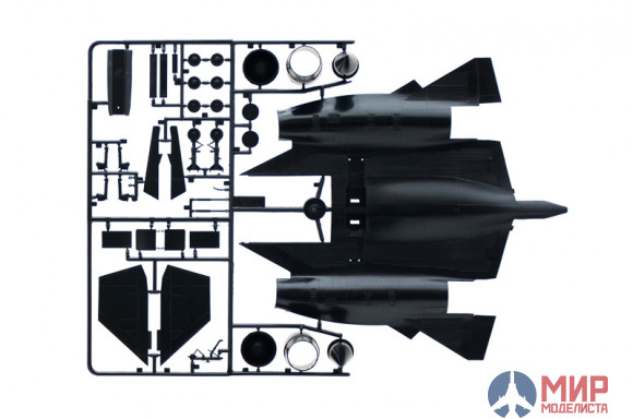 0145 Italeri самолёт SR-71 Blackbird (1:72)