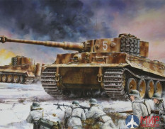 6624 Dragon танк  Sd.Kfz.181 Pz.Kpfw.VI Ausf.E Tiger I Mid Production 1/35