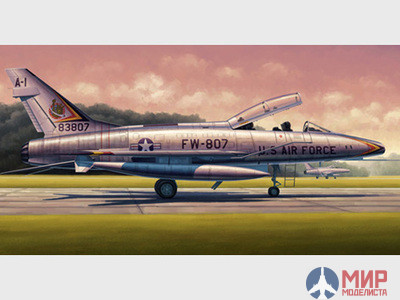 02840 Trumpeter 1/48 Самолет F-100F "Супер Сейбр"