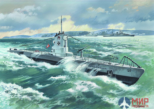 S.009 ICM 1/144 Германская подводная лодка 2 MB U-Boat Type II B