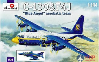 AMO1425 Amodel 1/144 Самолет С-130+F-4J "Blue Angel"