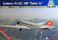 0150 Italeri самолет  JUNKERS JU-52 3/m "TANTE JU" (1:72)