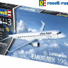 03937 Revell самолёт  Embraer 190 Lufthansa  (1:144)