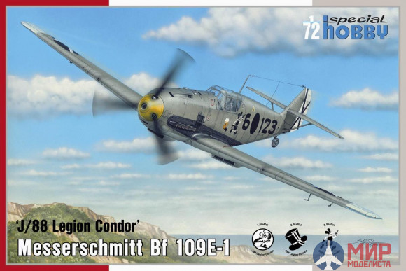 SH72459 Special Hobby Messerschmitt Bf 109E-1