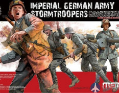 HS-010 Meng Model 1/35 Набор фигур Imperial German Army Stormtroopers