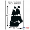 80828 Heller 1/100 Парусник Майфлауэр