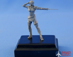 NS-F54/32016 North Star Models 54 mm Фигура Pirate Girl resin figure with wooden display base
