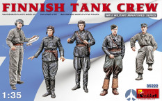 35222 MiniArt фигуры  FINNISH TANK CREW  (1:35)
